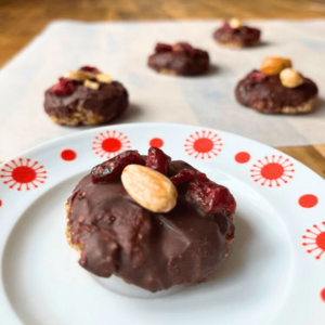 Vegan polomáčané ovsené sušienky